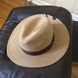 Banana Republic Factory Tan and Brown Hat